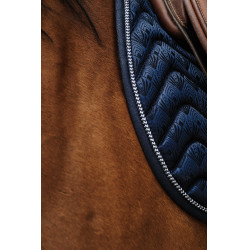 Tapis de selle Equithème Brocart Marine Bleu marine Tapis de selle Equithème Brocart Marine Bleu marine