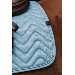 Tapis de selle Equithème Brocart Bleu ciel