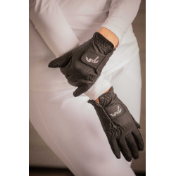 Gants d'équitation Pénélope Lyoni Noir