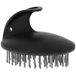 Brosse de massage à poils durs Hippotonic Noir