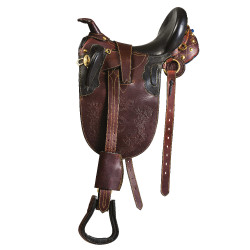 Selle Stock Excelsior surpiquée à pommeau Selle Stock Excelsior surpiquée à pommeau