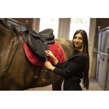 Tapis de selle Lami-Cell Luxin Rouge Tapis de selle Lami-Cell Luxin Rouge