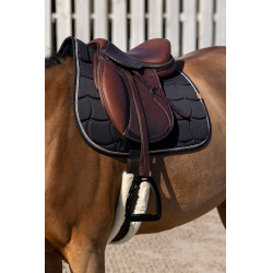 Tapis de selle Equithème Shiny Noir
