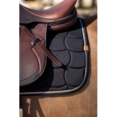 Tapis de selle Equithème Shiny Noir