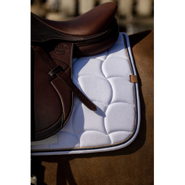 Tapis de selle Equithème Shiny Blanc Tapis de selle Equithème Shiny Blanc