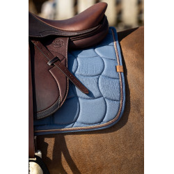 Tapis de selle Equithème Shiny Bleu