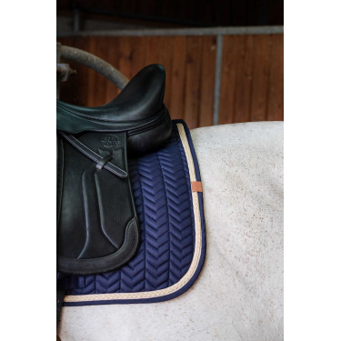 Tapis de selle Equithème Softy Bleu marine