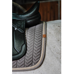 Tapis de selle Equithème Softy Gris foncé