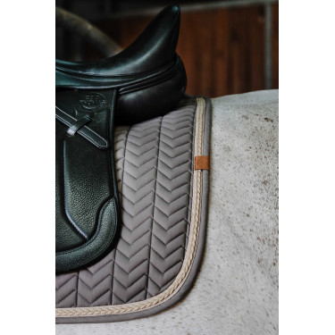 Tapis de selle Equithème Softy Gris foncé