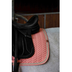Tapis de selle Equithème Softy Saumon Rose