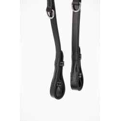 Rênes Pénélope Howlett cuir Noir