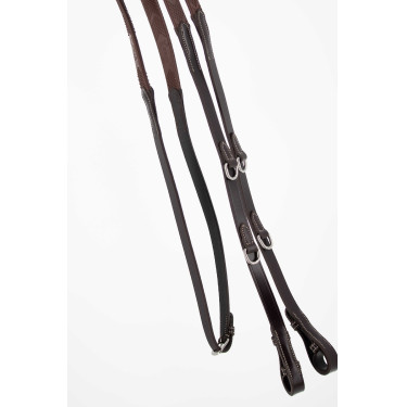 Rênes Pénélope Howlett cuir Havane Marron