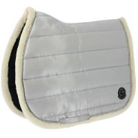 Tapis de selle Je t'aime Equithème Studio Argenté