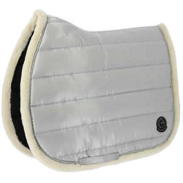 Tapis de selle Je t'aime Equithème Studio Argenté Tapis de selle Je t'aime Equithème Studio Argenté