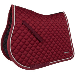 Tapis de selle Lami-Cell Classic Bordeaux