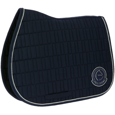 Tapis de selle Je t'aime Equithème Compet Bleu