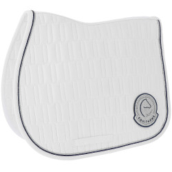 Tapis de selle Je t'aime Equithème Compet Blanc Tapis de selle Je t'aime Equithème Compet Blanc
