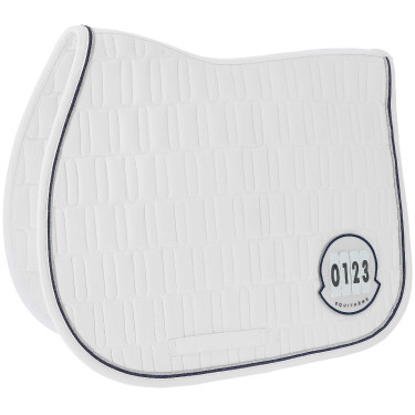 Tapis de selle Je t'aime Equithème Compet Blanc Tapis de selle Je t'aime Equithème Compet Blanc