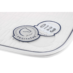 Tapis de selle Je t'aime Equithème Compet Blanc Tapis de selle Je t'aime Equithème Compet Blanc