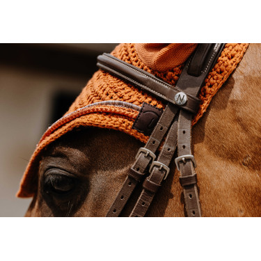 Bonnet chasse mouche Equithème Hexalight Rouille Marron
