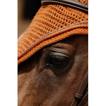 Bonnet chasse mouche Equithème Hexalight Rouille Marron