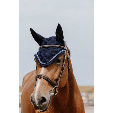 Bonnet chasse mouche Equithème Hexalight Marine Bleu marine Bonnet chasse mouche Equithème Hexalight Marine Bleu marine