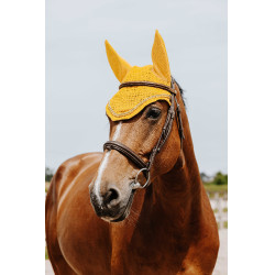 Bonnet chasse mouche Equithème Hexalight Jaune Bonnet chasse mouche Equithème Hexalight Jaune