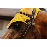 Bonnet chasse mouche Equithème Hexalight Jaune Bonnet chasse mouche Equithème Hexalight Jaune