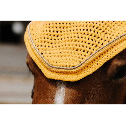 Bonnet chasse mouche Equithème Hexalight Jaune Bonnet chasse mouche Equithème Hexalight Jaune