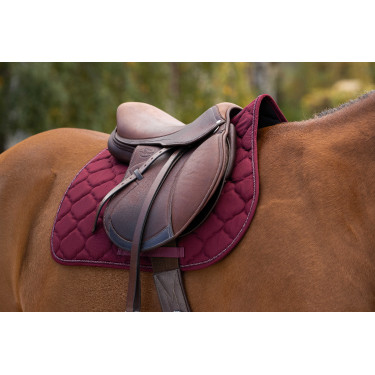 Tapis de selle Riding World Rope Bordeaux
