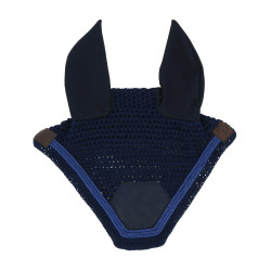 Bonnet chasse-mouches Equithème Badge Bleu marine