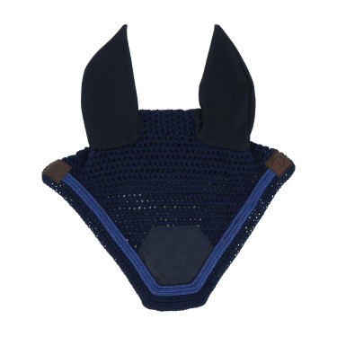 Bonnet chasse-mouches Equithème Badge Bleu marine