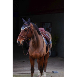 Bonnet chasse-mouches Equithème Denim Gris