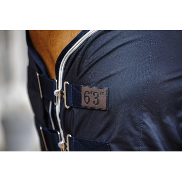 Chemise Equithème Micro mesh combo Bleu marine