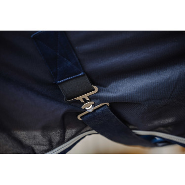 Chemise Equithème Micro mesh combo Bleu marine