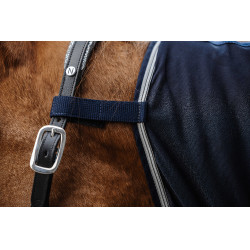 Chemise Equithème Micro mesh combo Bleu marine