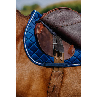Tapis de selle Riding World Velours Marine Bleu marine