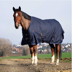 Couverture Equithème Classic 1200D Bleu marine