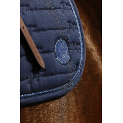 Tapis de selle Je t'aime Equithème Origine Bleu