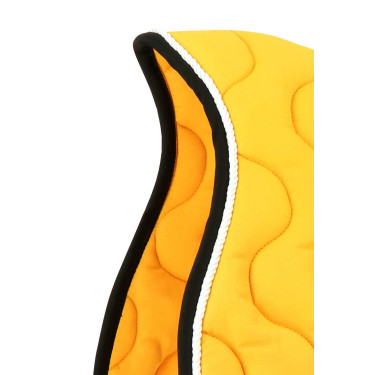 Tapis de selle Equithème Polyfun Jaune / noir