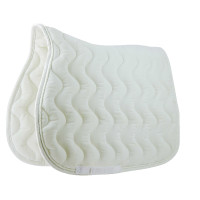 Tapis de selle Equithème Polyfun Blanc / blanc Tapis de selle Equithème Polyfun Blanc / blanc