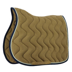 Tapis de selle Equithème Polyfun Taupe / marine Marron