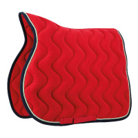 Tapis de selle Equithème Polyfun Framboise / marine Rouge Tapis de selle Equithème Polyfun Framboise / marine Rouge