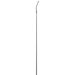 Cravache de dressage Whip & Go poignée plastique Noir