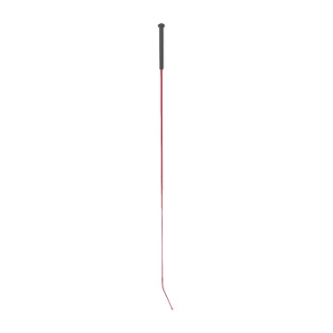 Cravache de dressage Whip & Go poignée plastique Bordeaux