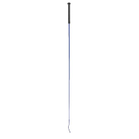 Cravache de dressage Whip & Go poignée plastique Bleu marine