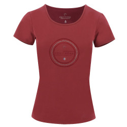 T-shirt Equithème Anna manches courtes Cerise Rouge