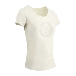 T-shirt Equithème Anna manches courtes Crème Beige