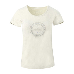 T-shirt Equithème Anna manches courtes Crème Beige