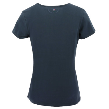 T-shirt Equithème Anna manches courtes Bleu marine T-shirt Equithème Anna manches courtes Bleu marine